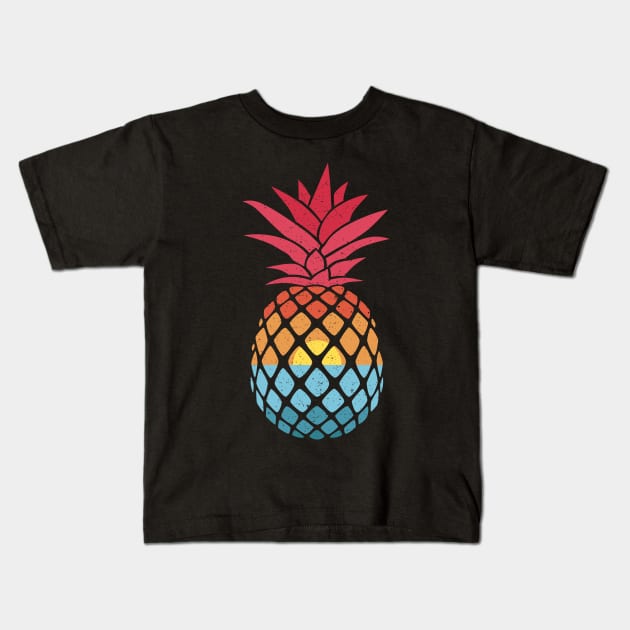 Pineapple Summer Kids T-Shirt by Sachpica